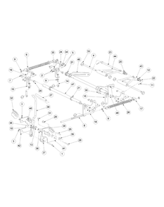 Lift Assembly 72-Inch Diagram and Parts List for M72-CT 53AB5JEZ750-28-HP-3Cylinder-OHV Cub Cadet Lawn Tractor
